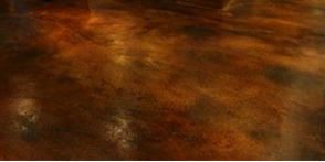 acid stained concrete floor
